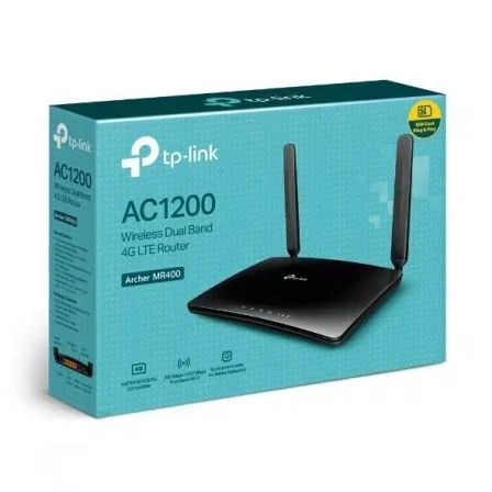 TP-Link Archer MR400 V3 Router 4G LTE Doble Banda Negro
